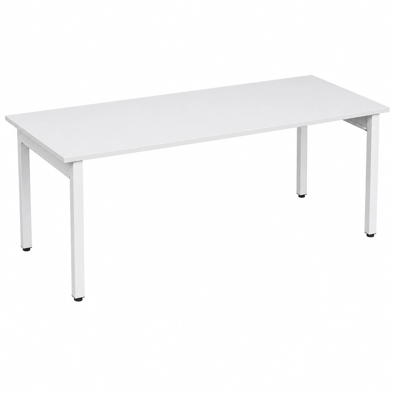 Schreibtisch – höhenverstellbar, Silber