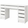 Schreibtisch – 154 × 76 × 55 cm, mit Schubladen, für Kinderzimmer und Jugendzimmer