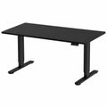 Schreibtisch – 180 × 80 cm, höhenverstellbar, elektrisch, Schwarz