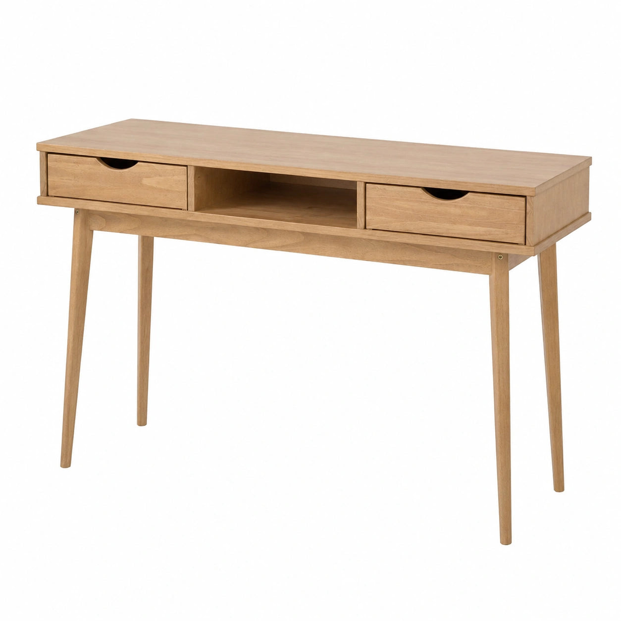 Schreibtisch – moderner Stil, mit Schubladen, aus Massivholz und Eichenholz