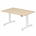 Schreibtisch – 140 × 80 cm, höhenverstellbar, elektrisch, aus Eichenholz