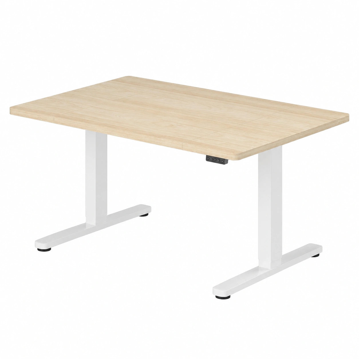 Schreibtisch – 140 × 80 cm, höhenverstellbar, elektrisch, aus Eichenholz
