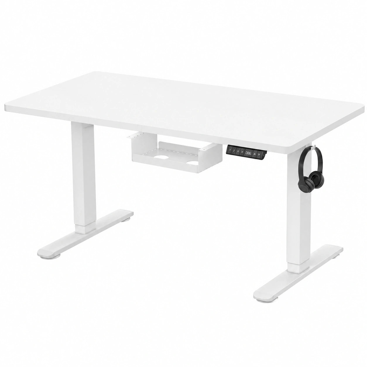 Schreibtisch – 160 × 80 cm, höhenverstellbar, elektrisch