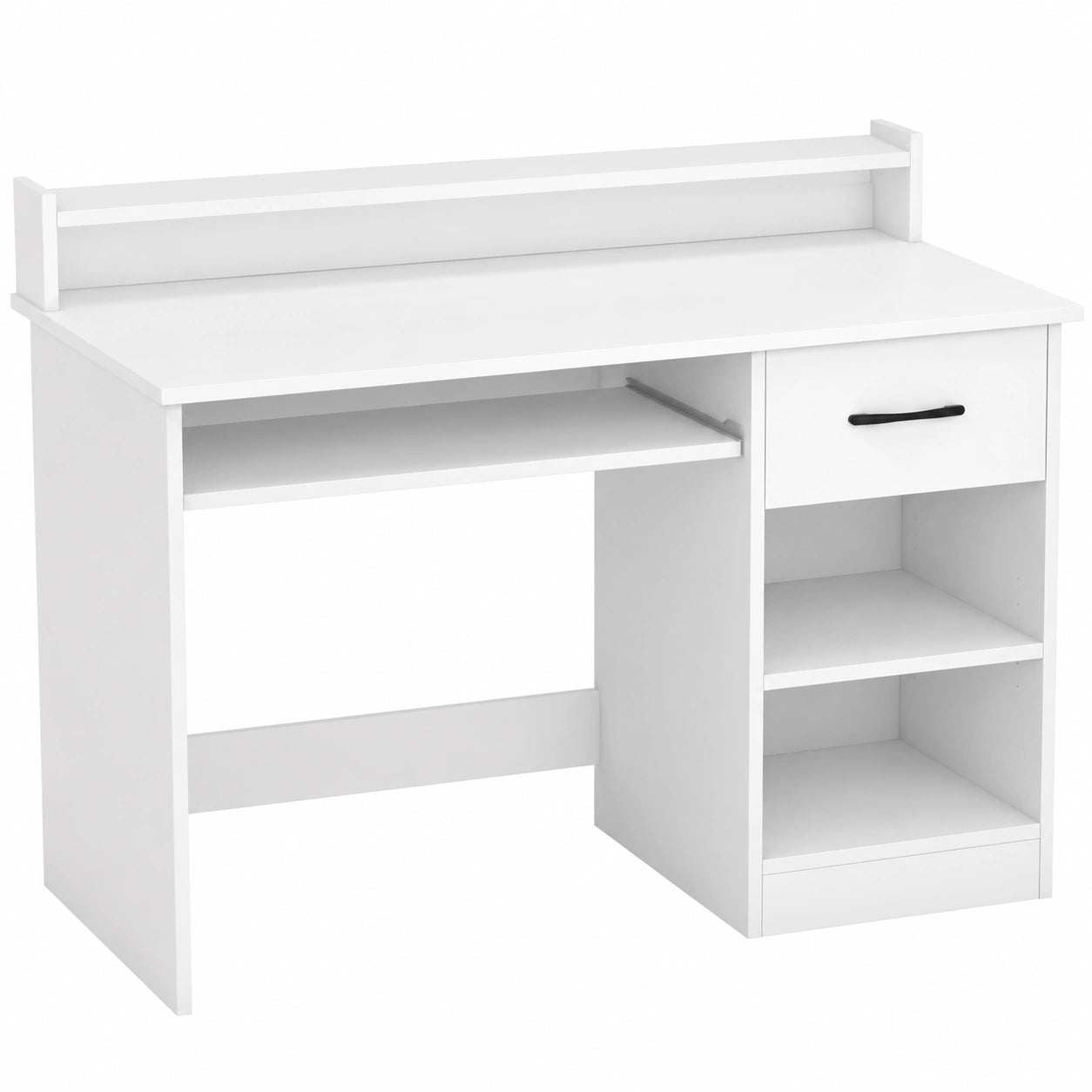 Schreibtisch – 105 × 55 × 89 cm, moderner Stil, mit Schubladen, für Schlafzimmer und Büro