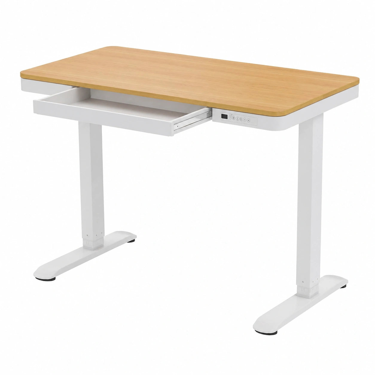 Schreibtisch – 120 × 60 cm, höhenverstellbar, mit Schubladen