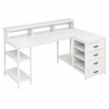 Schreibtisch – 160 × 80 cm, mit LED-Beleuchtung