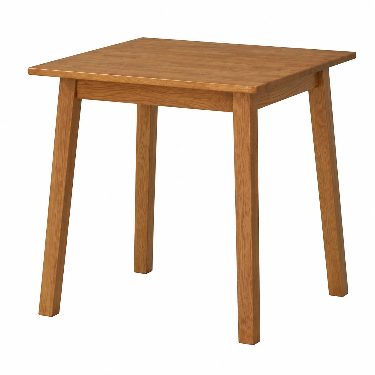 Esstisch – 75 × 74 × 75 cm, Landhausstil, aus Massivholz und Eichenholz