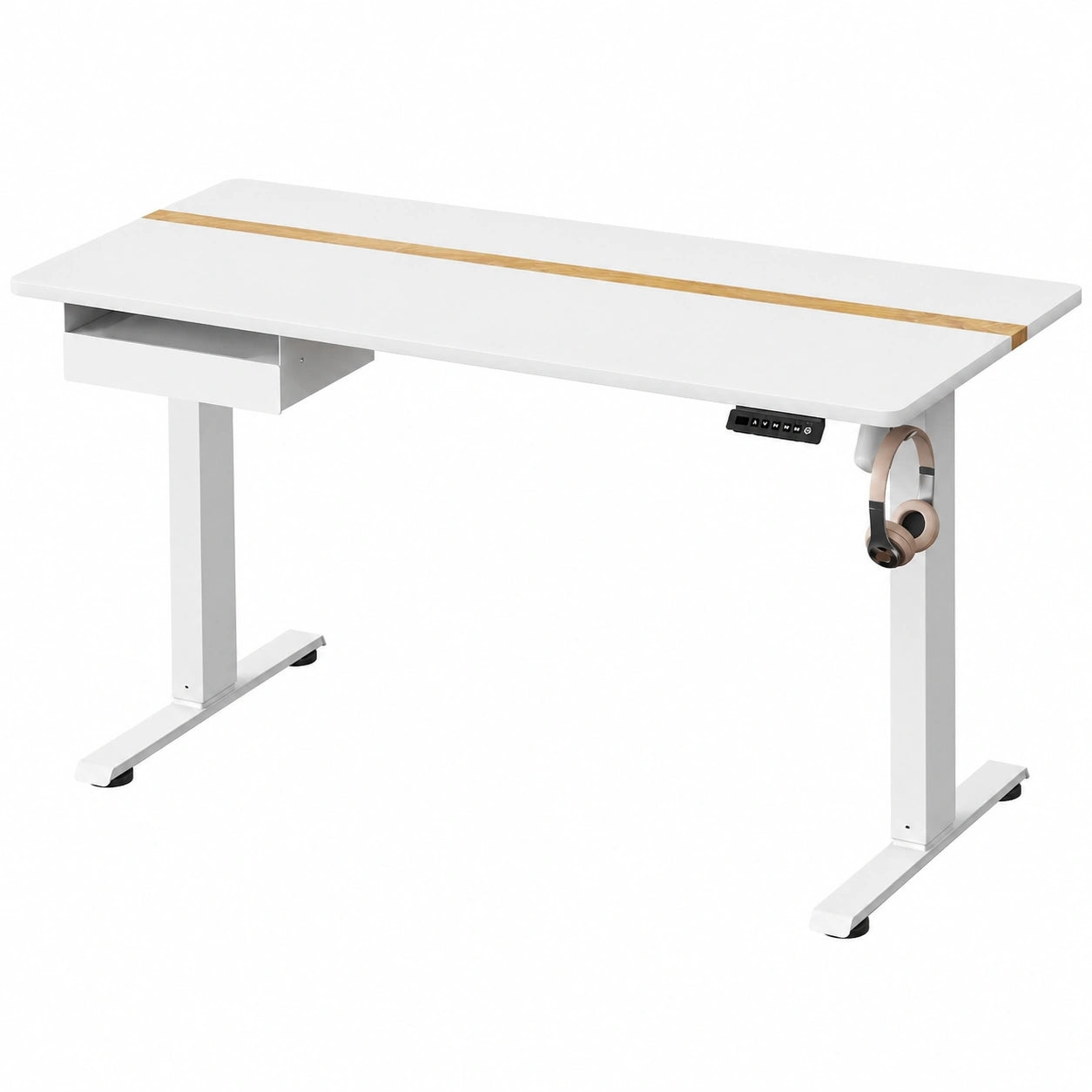 Schreibtisch – 160 × 70 cm, höhenverstellbar, elektrisch